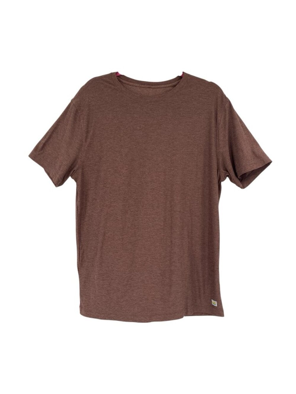 Vuori Men’s Size Large Strato Tech T-Shirt Heather Hazel Lightweight